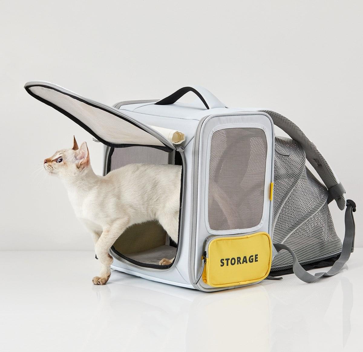 PETKIT Breezy xZone Pet Carrier - Blue - TeqClub.com