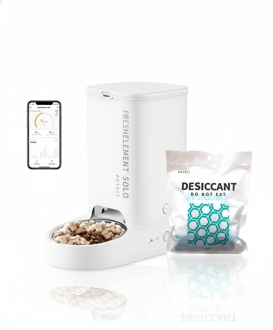 PETKIT - Fresh Element Solo & PETKIT - Feeder Desiccant Bundle - TeqClub.com