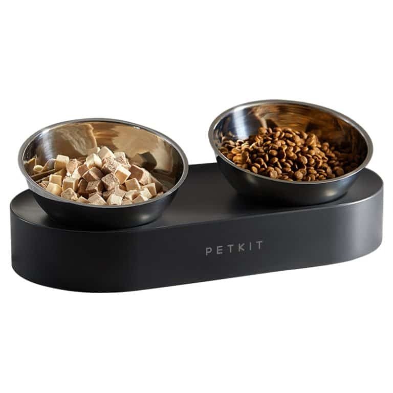 PETKIT Fresh Nano Metal 15° Adjustable Dual Cat Feeding Bowl - TeqClub.com