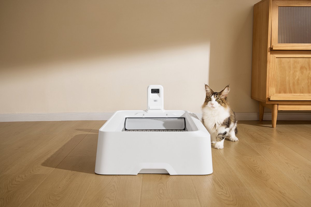 PETKIT Purobot Crystal Duo with Camera Self Cleaning Cat Litter Box - TeqClub.com