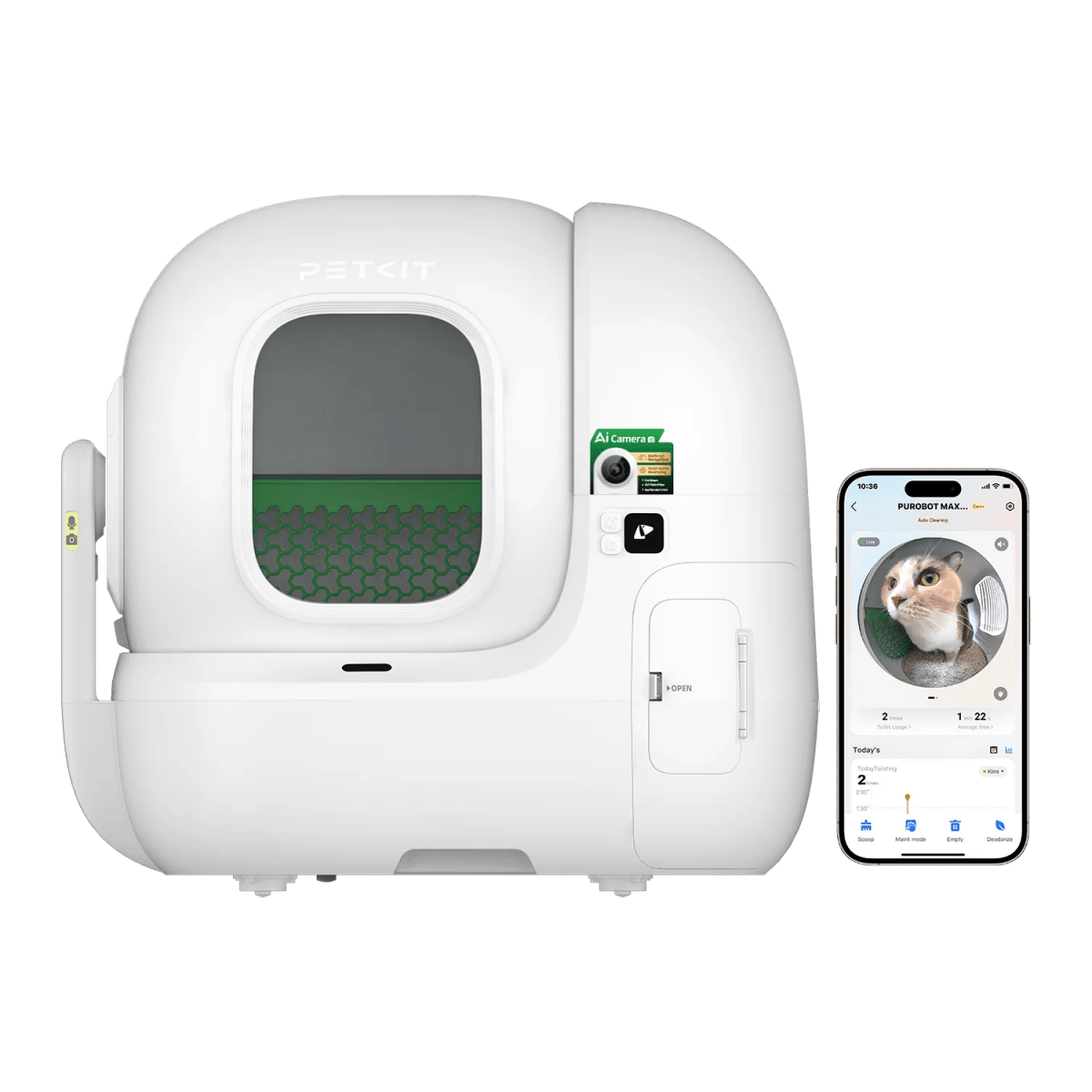 PETKIT Purobot Max Pro Cat Litter Box - TeqClub.com