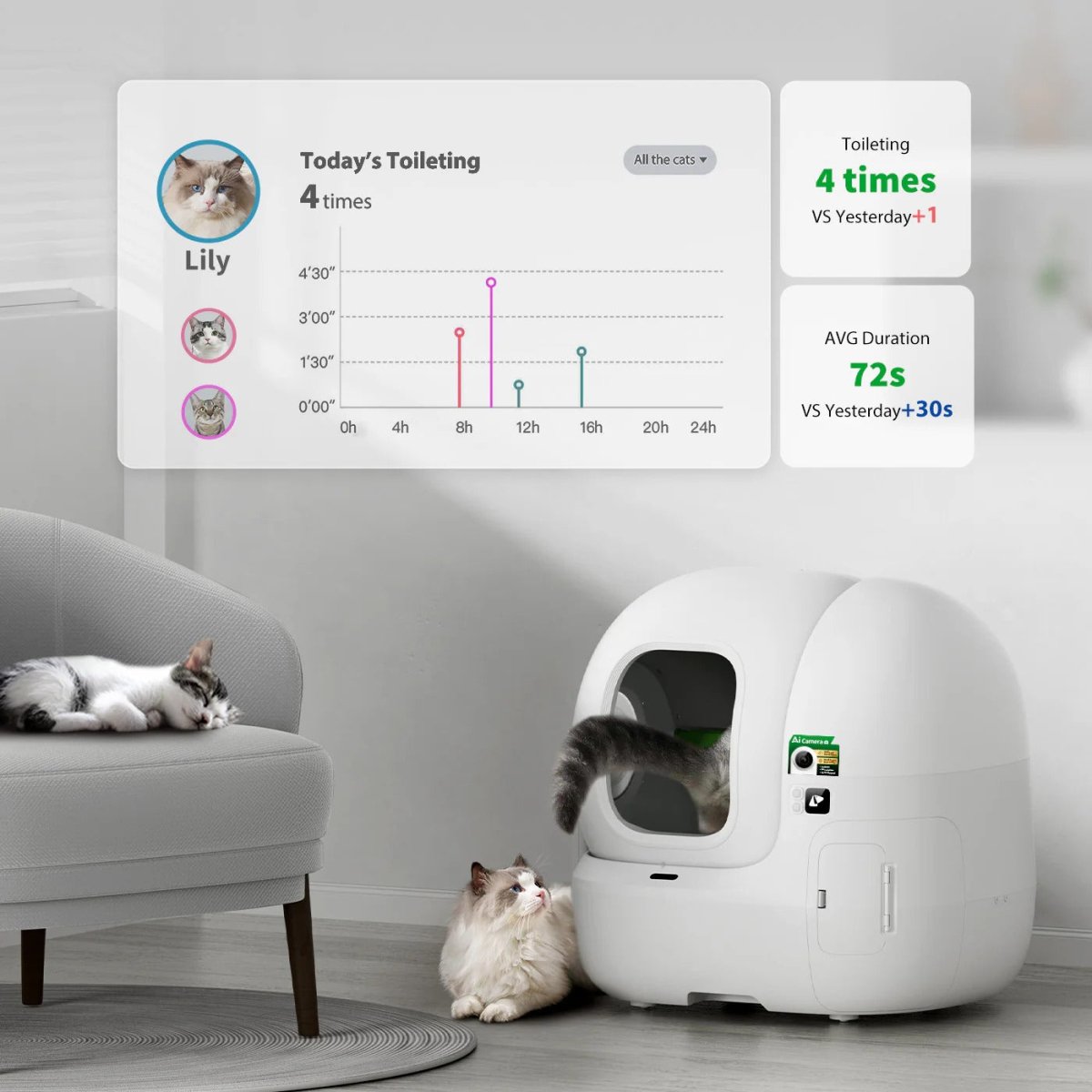 PETKIT Purobot Max Pro Cat Litter Box - TeqClub.com