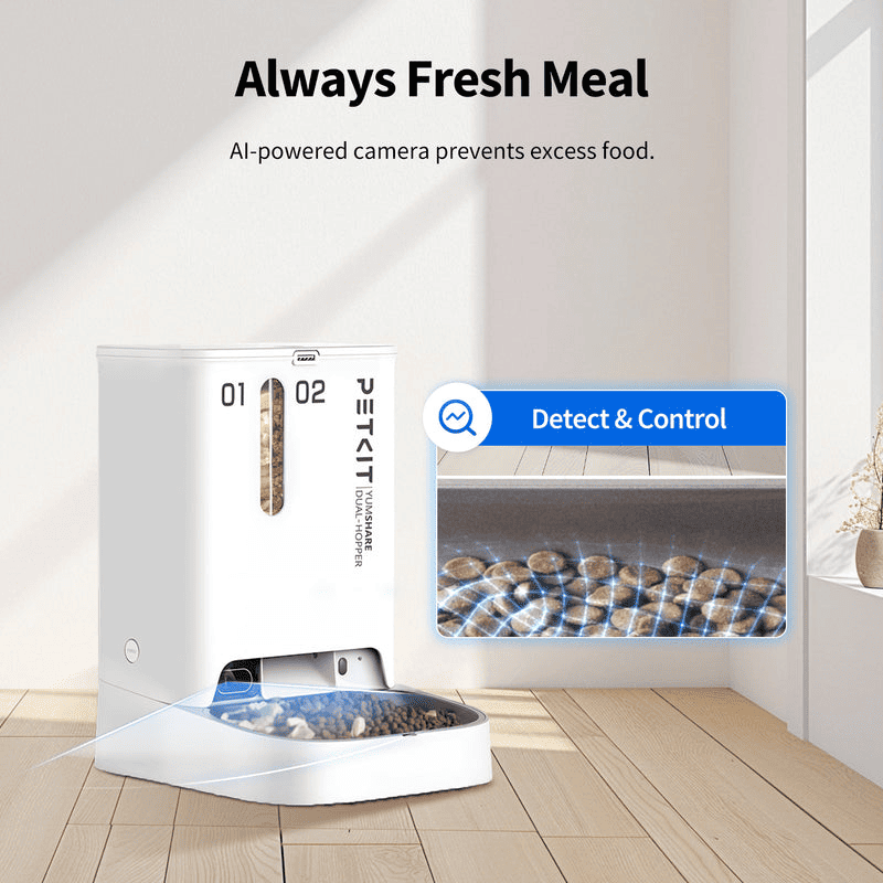 PETKIT YumShare Dual Hopper with Camera - TeqClub.com