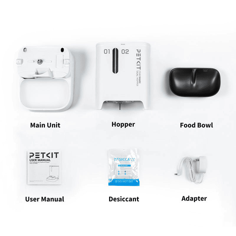 PETKIT YumShare Dual Hopper with Camera - TeqClub.com