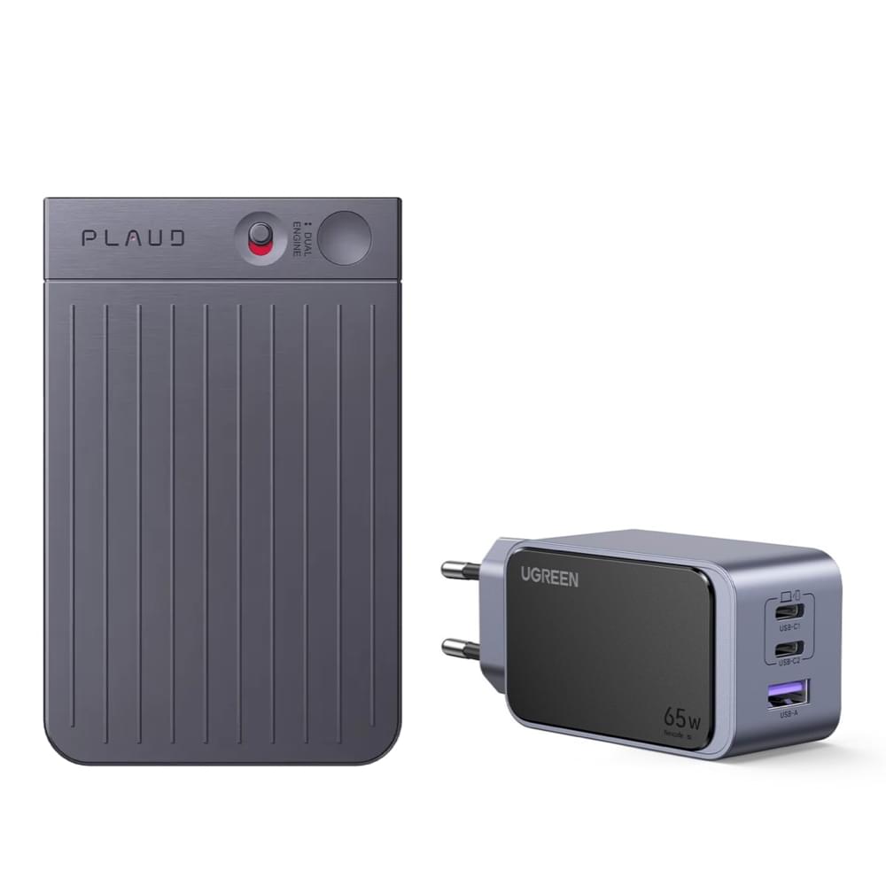 PLAUD NOTE Power Bundel - LLM Empowered AI Voice Recorder - AI Memorecorder - TeqClub.com