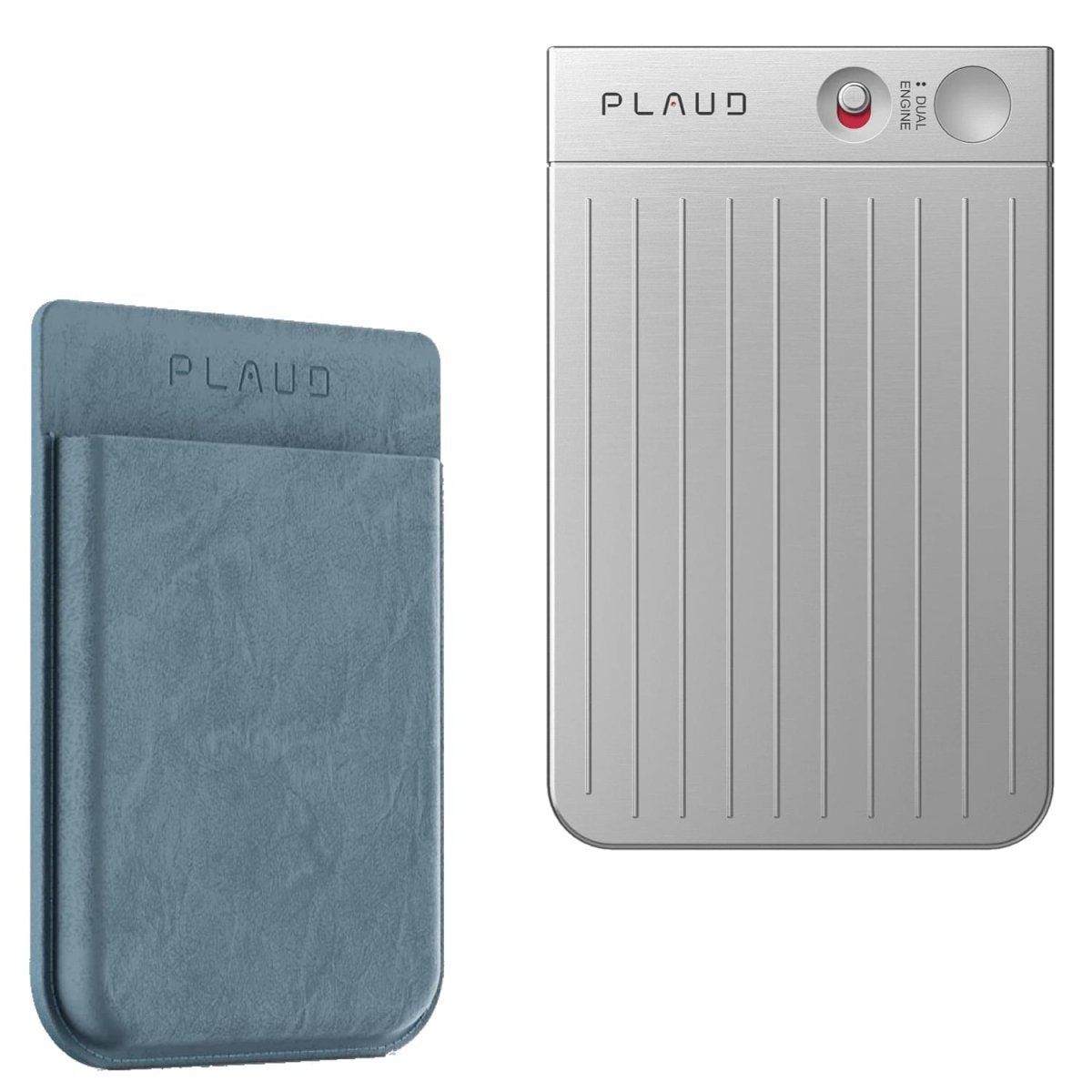 PLAUD NOTE Silver *1+ Case Light Blue - TeqClub.com