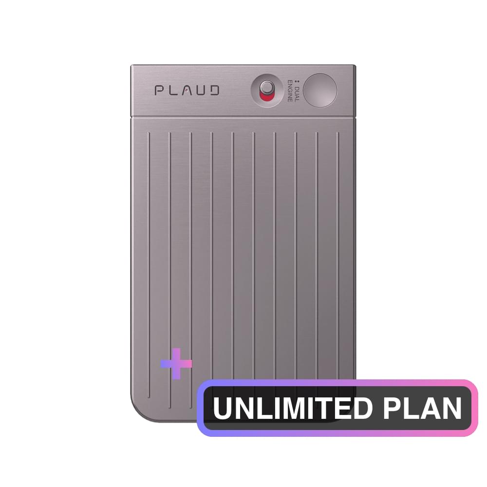 PLAUD NOTE Starlight - Unlimited Plan Bundle - TeqClub.com