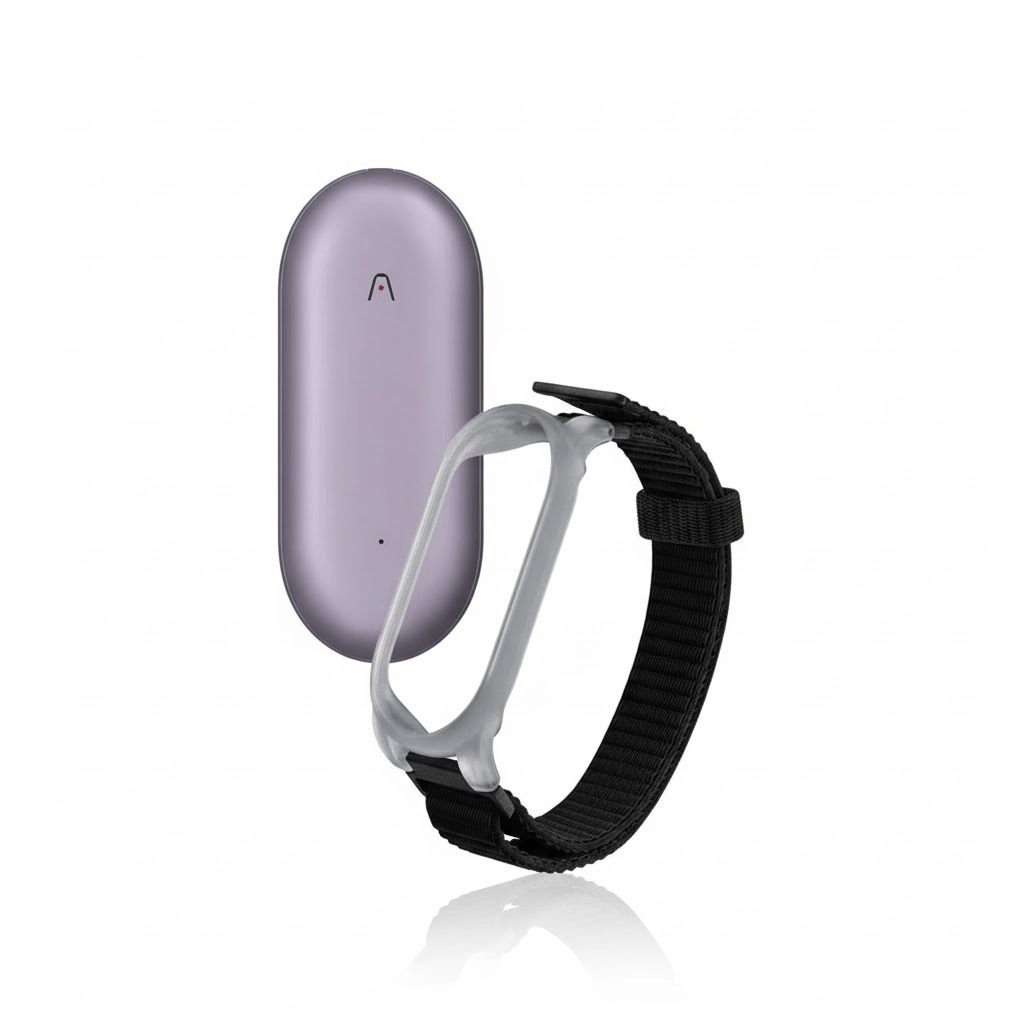 Plaud NotePin Sunset Purple Essentials Bundle – NOTEPIN + Wristband - TeqClub.com