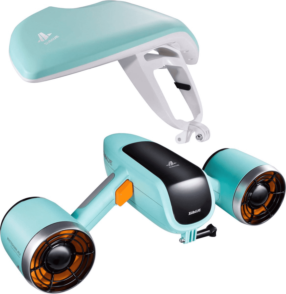 Sublue WhiteShark Mix Underwater Scooter Aqua Blue - TeqClub.com