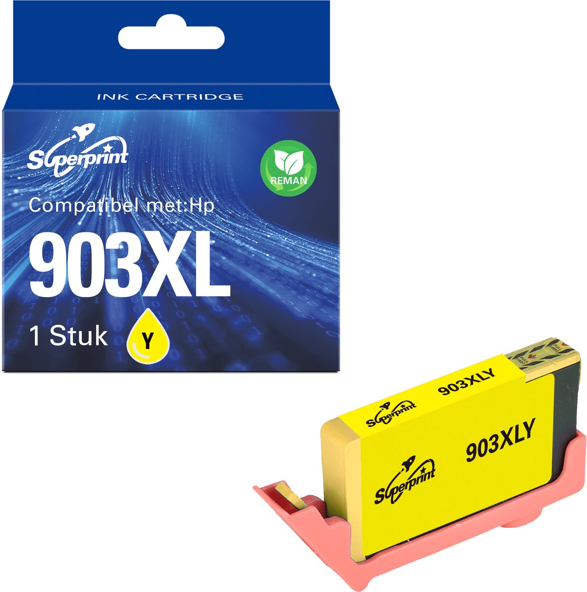Superprint 903XL Compatible Ink Cartridge - Yellow - High Capacity - TeqClub.com