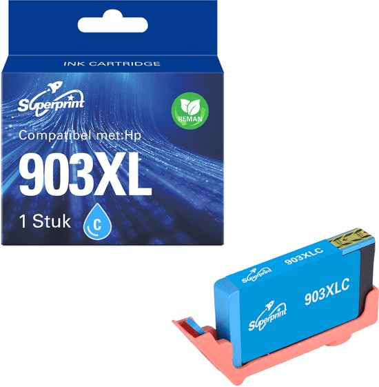 Superprint 903XL High - Yield Cyan Ink Cartridge (HP 903 Compatible) - TeqClub.com