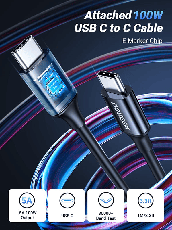 UGREEN 130W 3 - Port Fast Car Charger - TeqClub.com