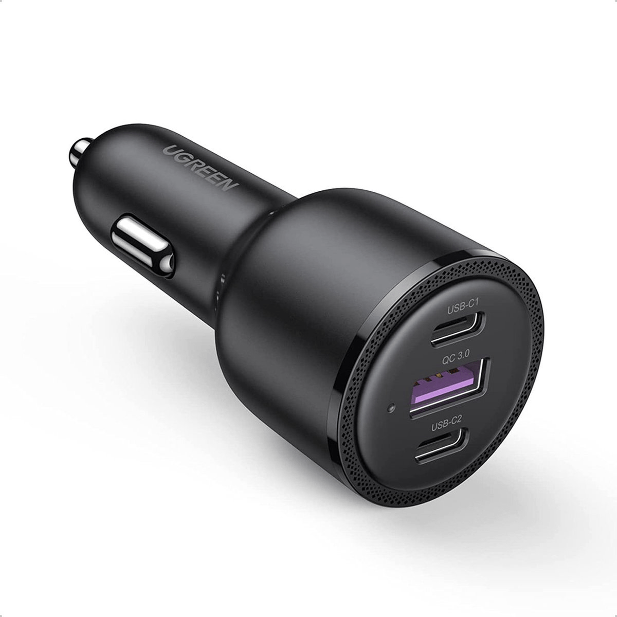 UGREEN Car Charger 69W Max (Black) - TeqClub.com