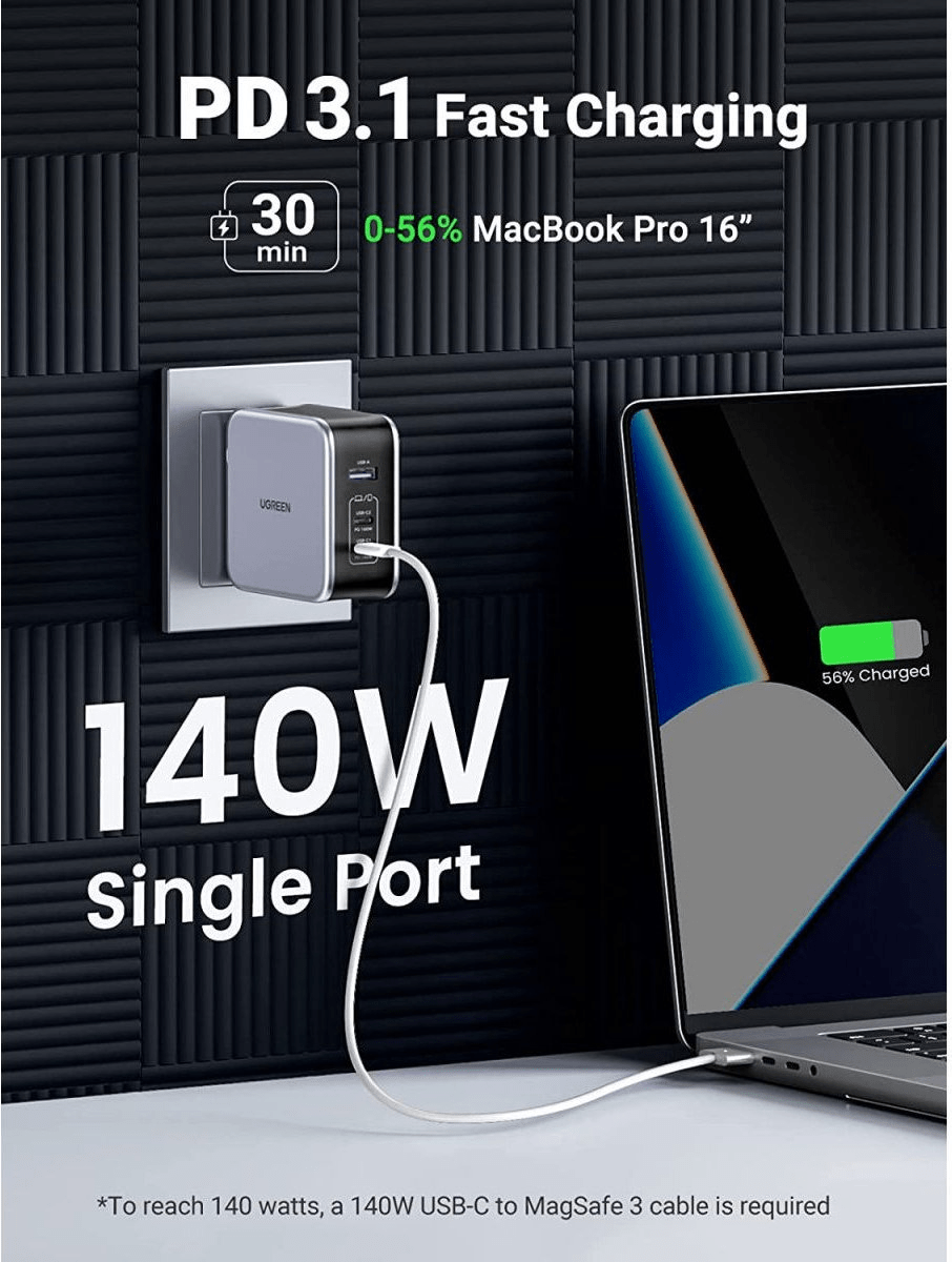 UGREEN Nexode 140W Charger EU - TeqClub.com