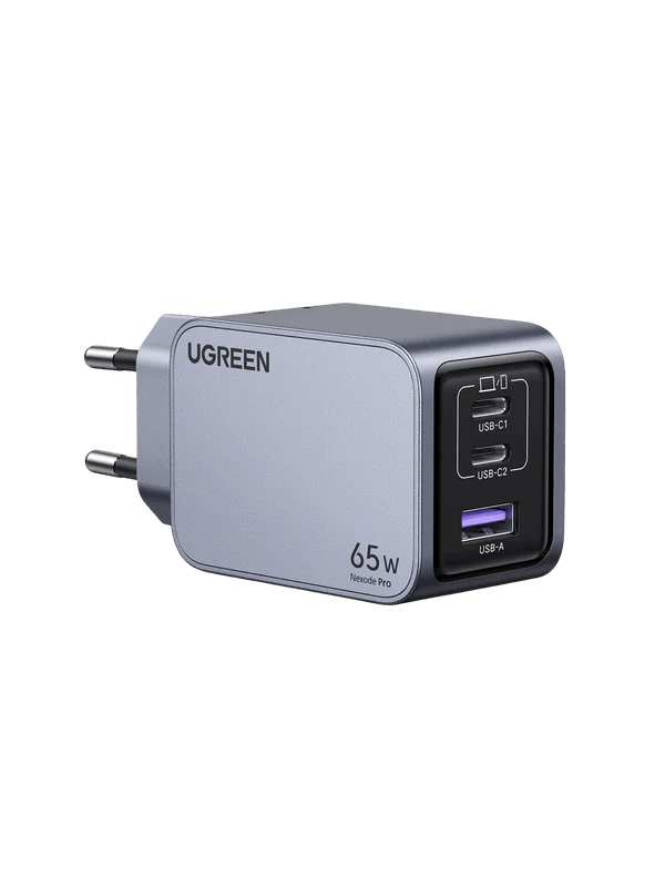 UGREEN Nexode Pro 65W 3 - Port GaN Fast Charger Set EU - TeqClub.com