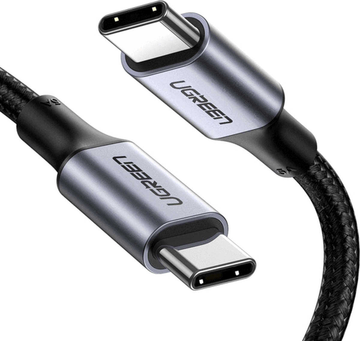 UGREEN USB - C Cable Aluminum Case with Braided 1m (Black) - TeqClub.com
