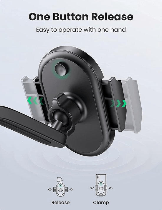 UGREEN Waterfall - Shaped Suction Cup Phone Mount - TeqClub.com