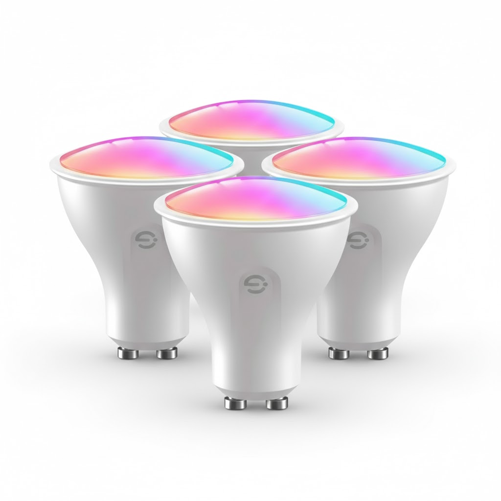 Govee RGBWW GU10 Smart LED Bulbs – 4-Pack (2 Sets of 2)