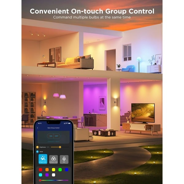 Govee Smart LED Bulb Bundle – 2x GU10 + 1x E27 RGBWW