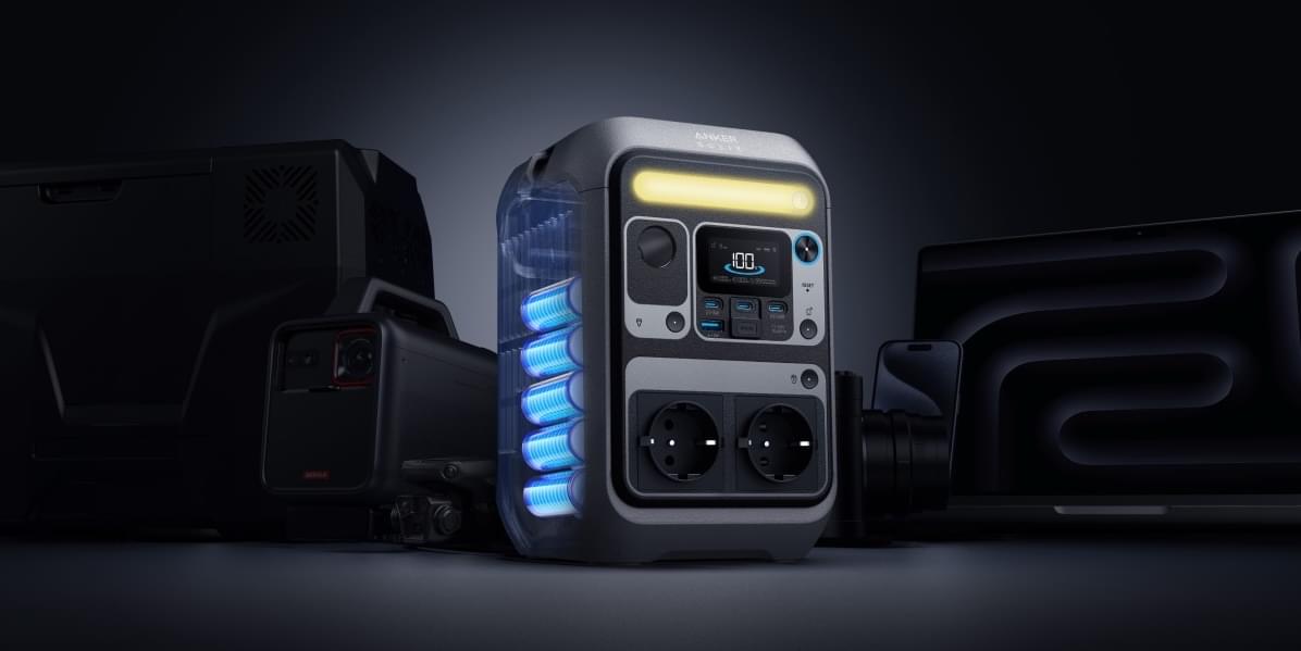 Anker SOLIX C300X AC + PS60 Portable Solar Panel - TeqClub.com