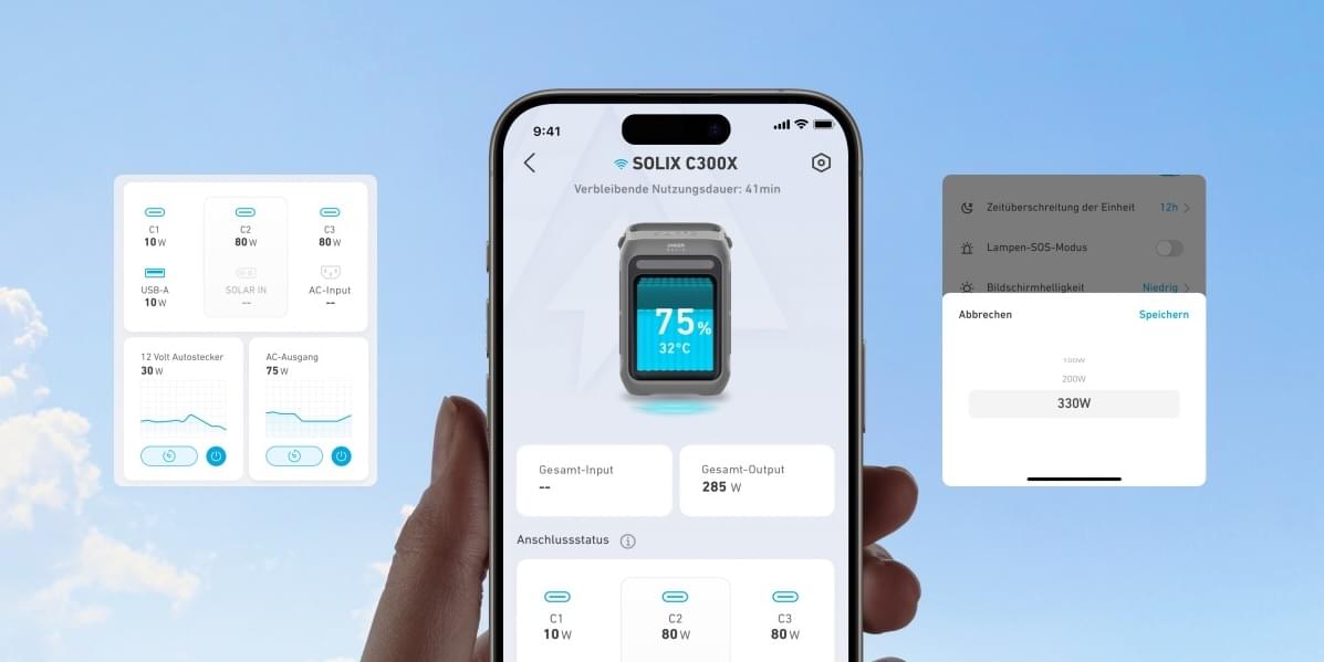Anker SOLIX C300X AC + PS60 Portable Solar Panel - TeqClub.com
