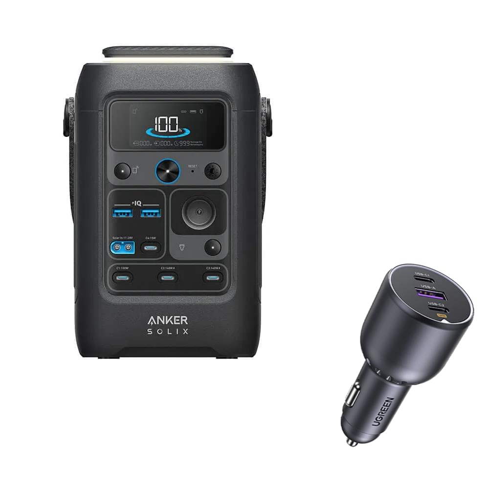 Anker solix C300X DC Car Charger Bundle - TeqClub.com