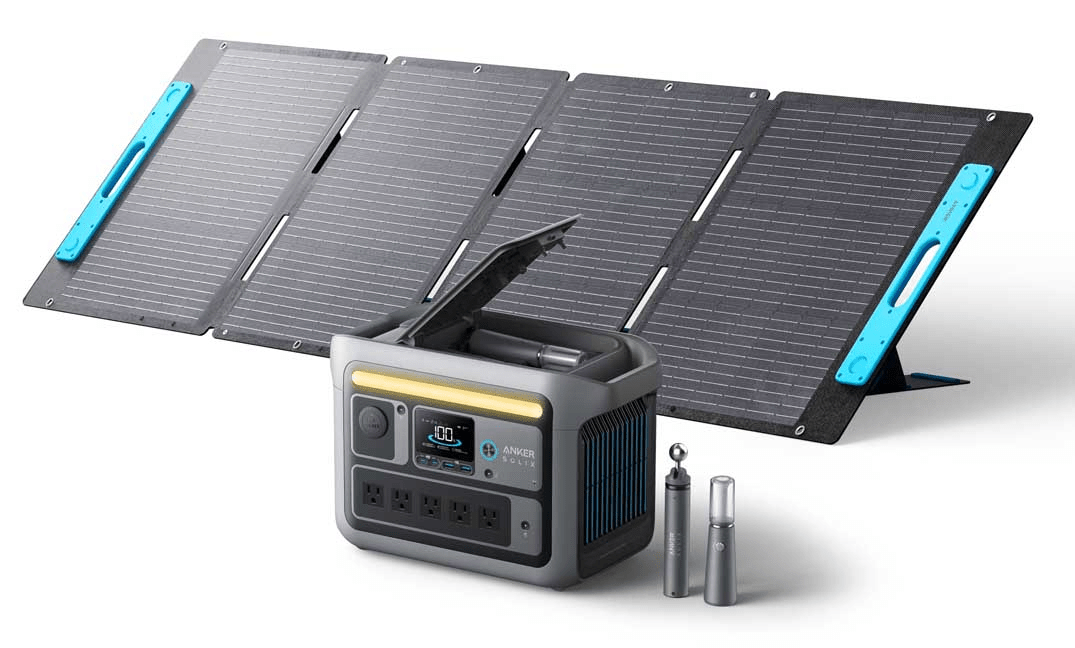 Anker SOLIX C800X Bundle - With PS200 200W Solar Panel - TeqClub.com