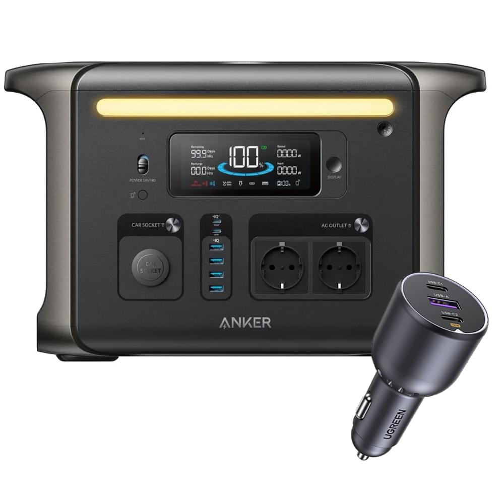 Anker SOLIX F1500 Car Charger Bundle - TeqClub.com