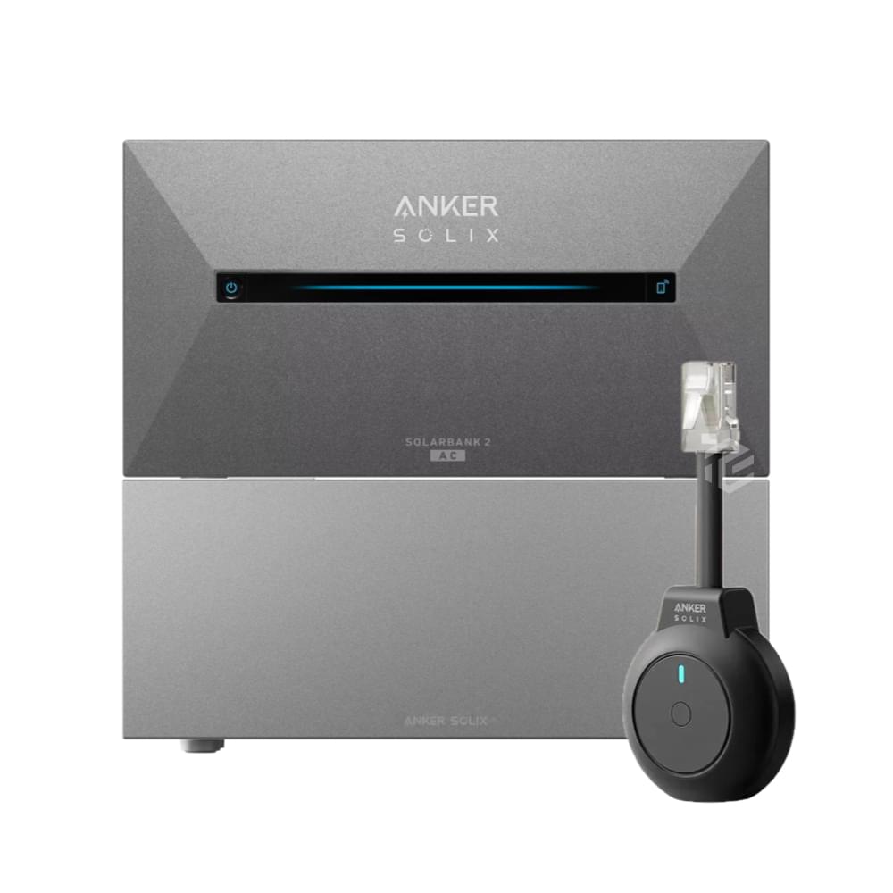 Anker SOLIX Solarbank 2 E1600 AC 3 - in - 1 Bundle - With BP2700 Expansion Battery + P1 Meter - TeqClub.com