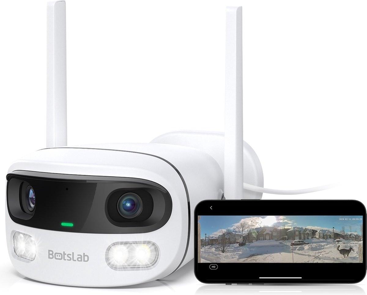 Labsbot Camera Botslab Outdoor Dual-Lens Camera