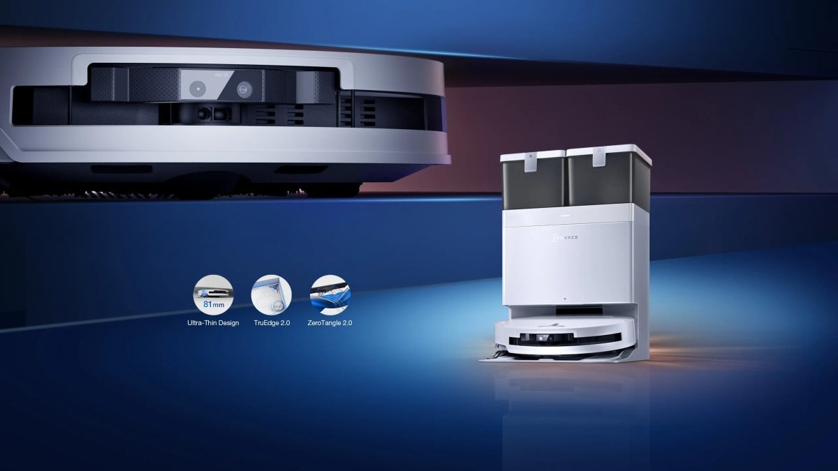 DEEBOT T50 OMNI 本体 DEEBOT T50 OMNI Self-Empty Robot Vacuum & Mop (Strong Suction