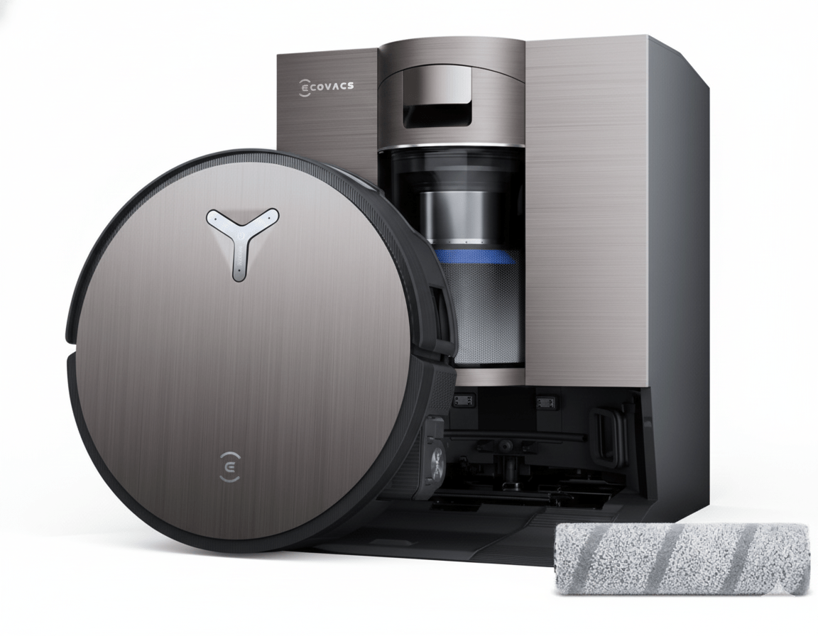 ECOVACS DEEBOT X11 OMNICYCLONE EU (Planck ULTRA) + Extra Roller Bundle - TeqClub.com
