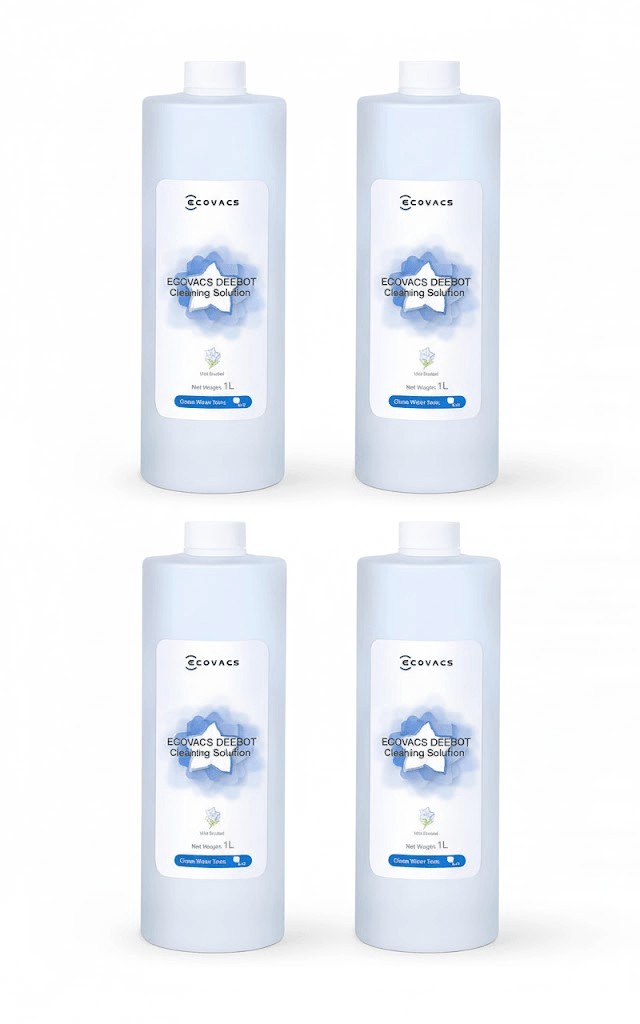 ECOVACS DEEBOT X2/T20/T30/T30S Cleaning Solution – 4L (4 x 1L) - TeqClub.com