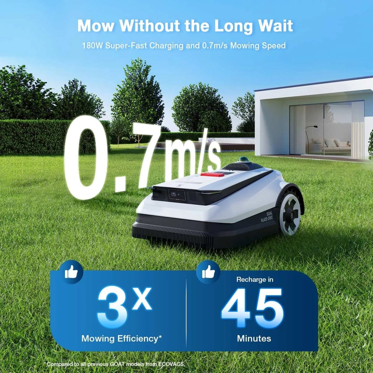 ECOVACS GOAT A3000 LiDAR - TeqClub.com