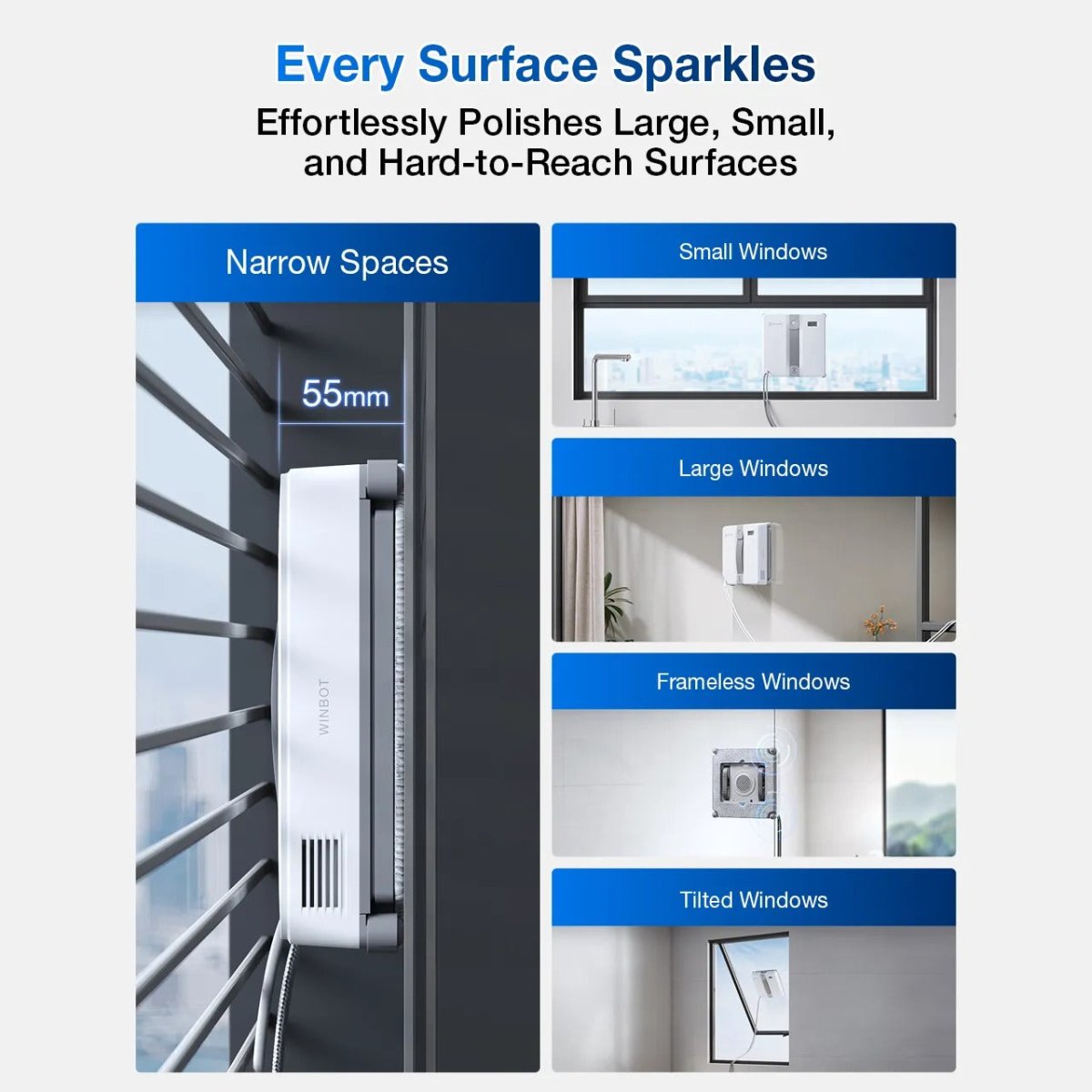 ECOVACS WINBOT MINI EU Grey