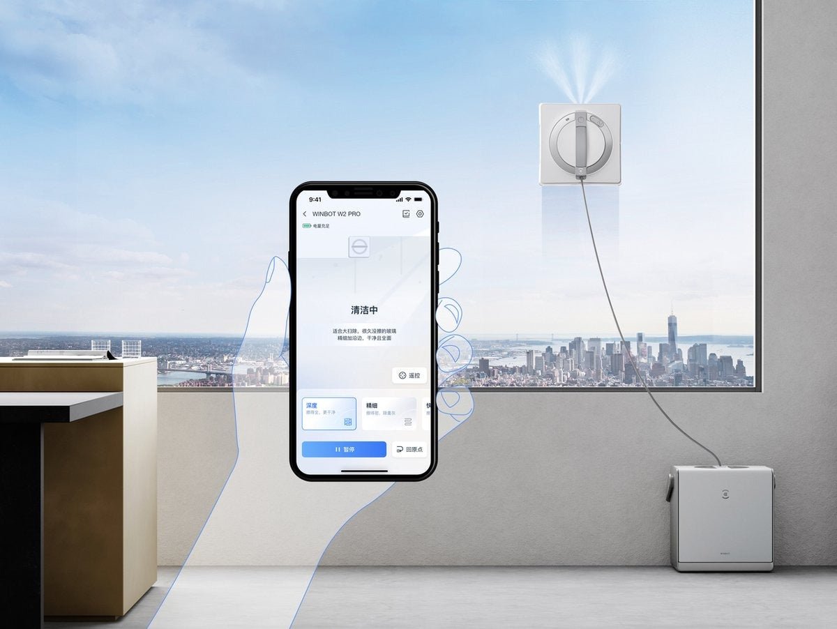 ECOVACS - WINBOT W2 OMNI & Pad - TeqClub.com