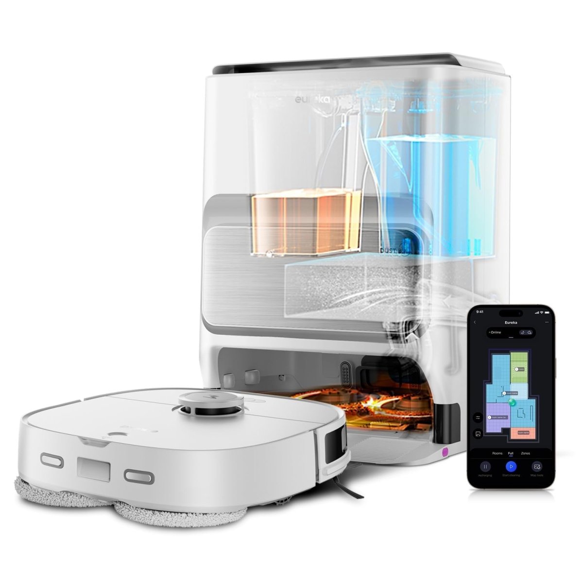 Ricambio Mocio Per Robot Aspirapolvere Eureka J12 Ultra - Panno In Microfibra Lavabile, Per Pulizia Profonda - Foto 4