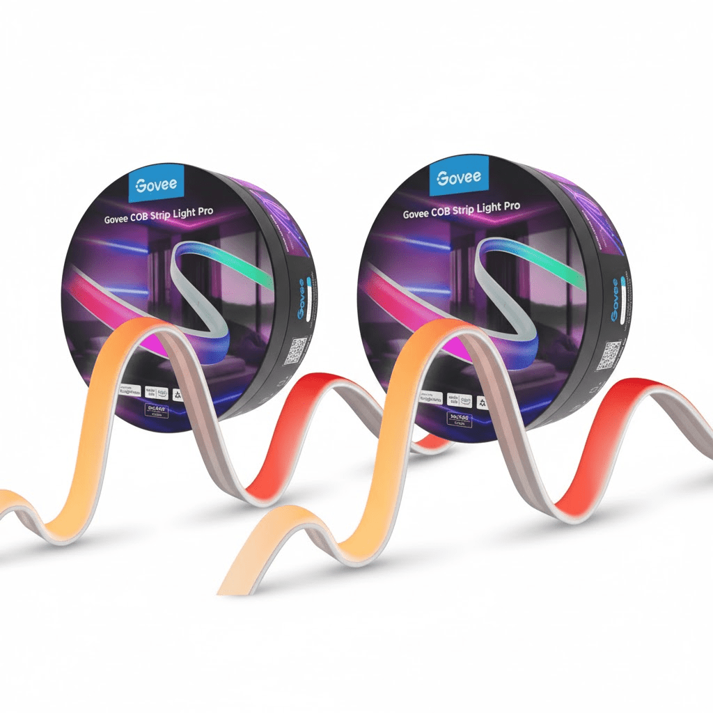 Govee COB Strip Light Pro (3m) – 2 - Pack Bundle (6m Total) - TeqClub.com