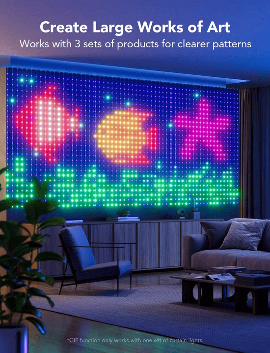 Govee Curtain Light NETFLIX CO - BRANDING - TeqClub.com