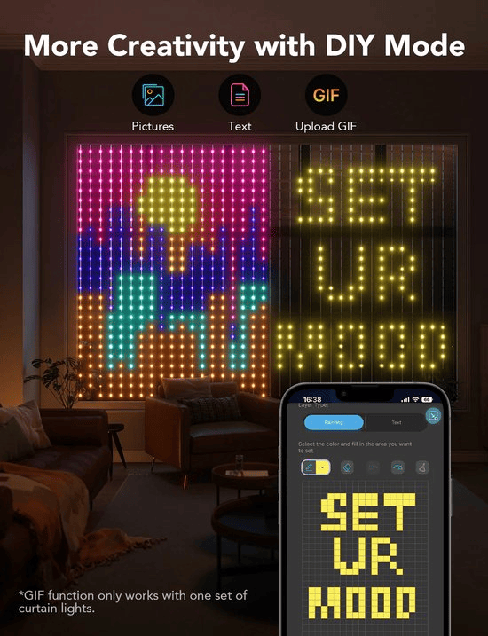 Govee Curtain Light NETFLIX CO - BRANDING - TeqClub.com