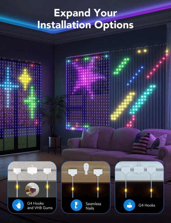 Govee Curtain Light NETFLIX CO - BRANDING - TeqClub.com