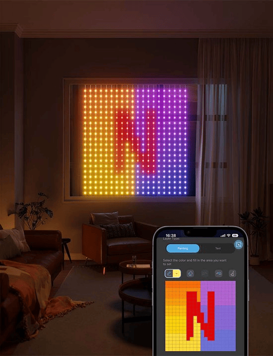 Govee Curtain Light NETFLIX CO - BRANDING - TeqClub.com