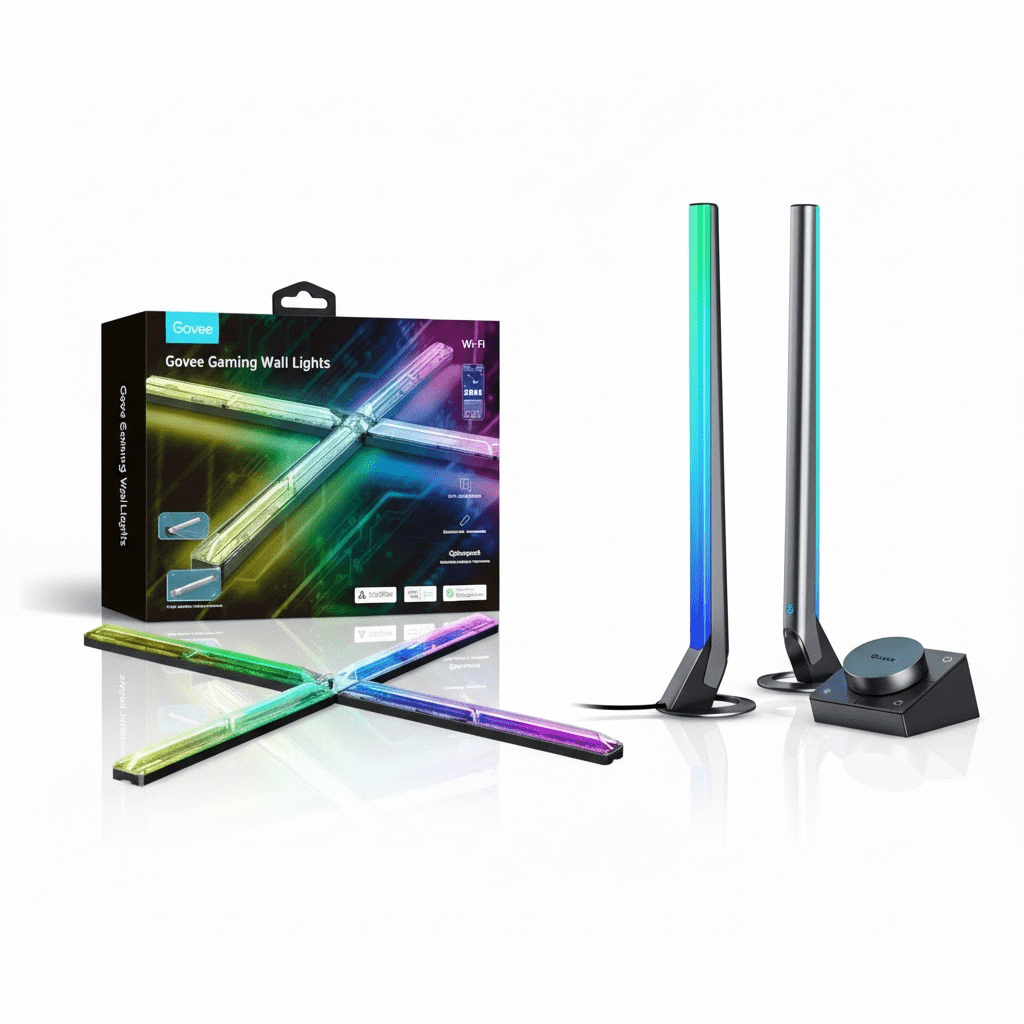 Govee Gaming Lights Set: Wall Lights & RGBIC Light Bars - TeqClub.com