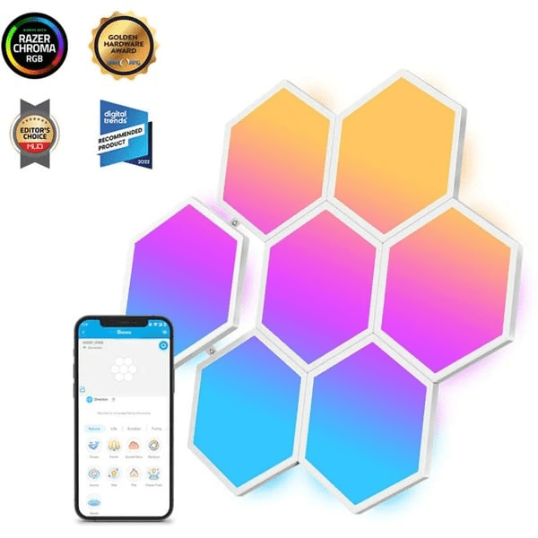 Govee Glide Hexagon Light Panels (10 - pack) - TeqClub.com