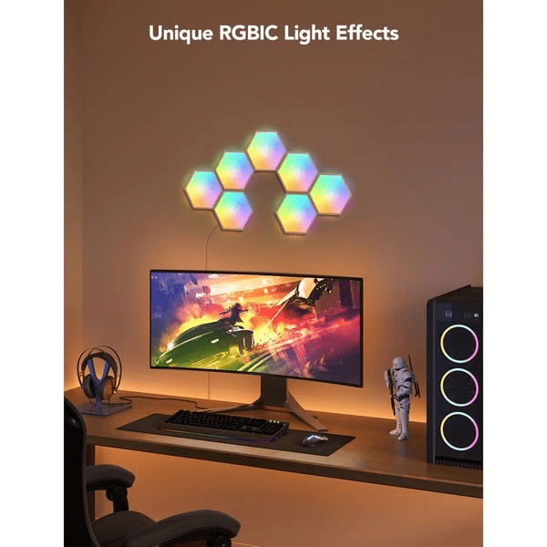Govee Glide Hexagon Light Panels (2x 10 - Pack) - 20 RGB Smart LED Panels - TeqClub.com