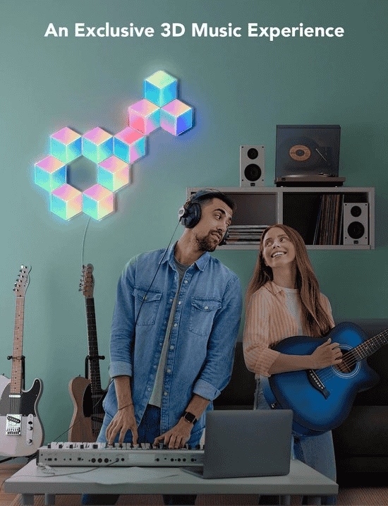 Govee Glide Hexagon Pro Light Panels (10 - pack) - TeqClub.com