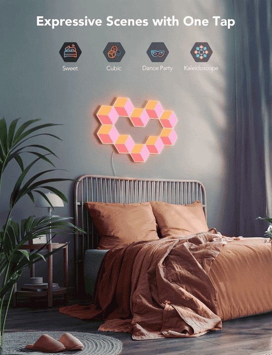 Govee Glide Hexagon Pro Light Panels (10 - pack) - TeqClub.com