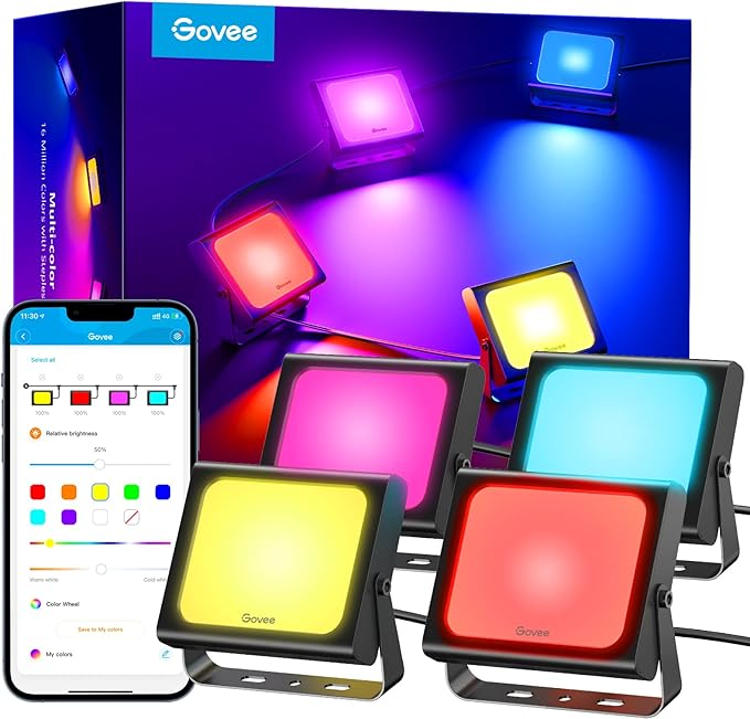 Govee Outdoor FLood Lights - TeqClub.com