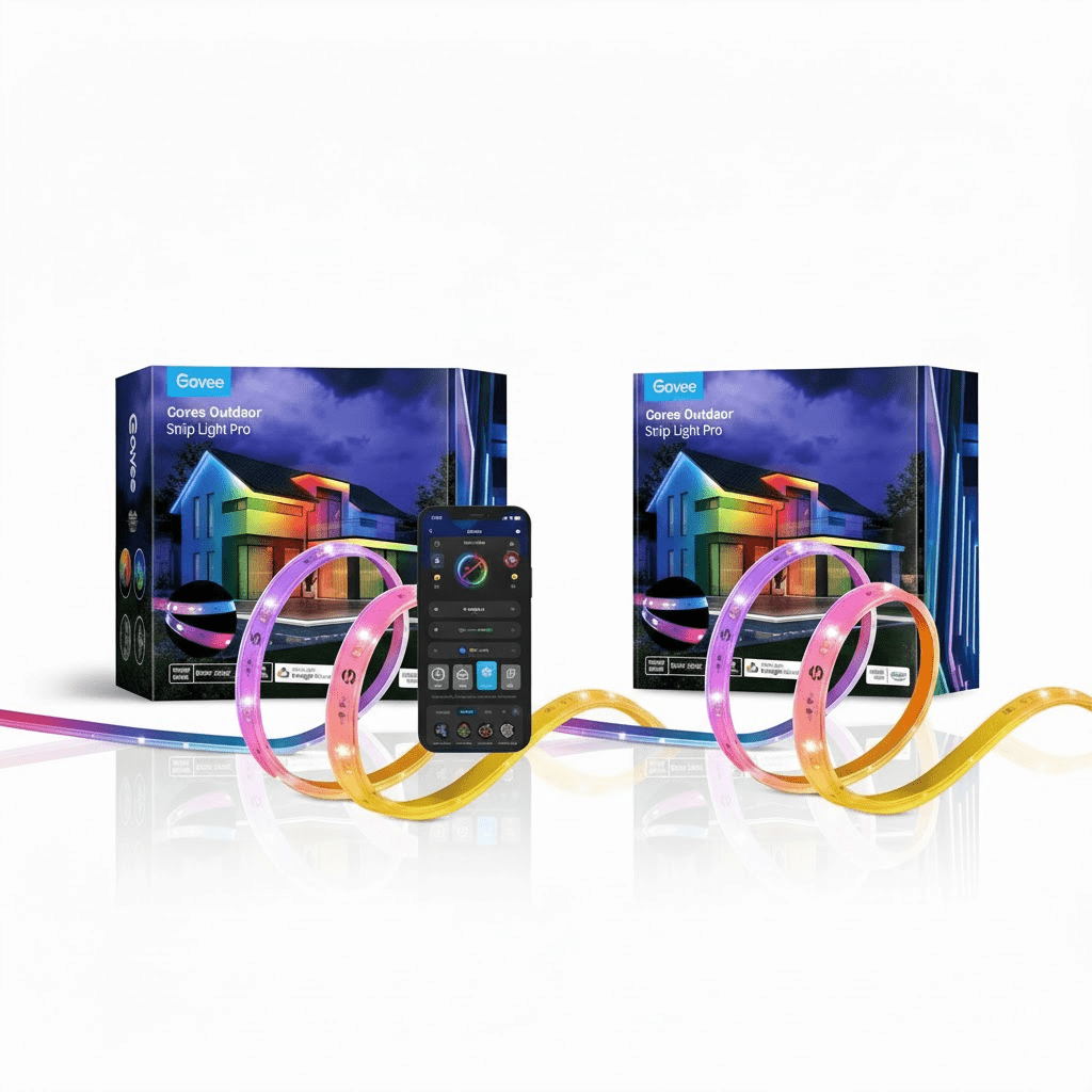 Govee Outdoor LED Strip Light Pro - 20 Meter RGB Bundle (2x 10m) - TeqClub.com