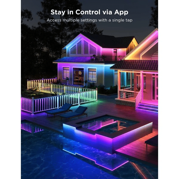 Govee Outdoor Lighting Bundle – Smart Wall Light & 10M LED Strip - TeqClub.com
